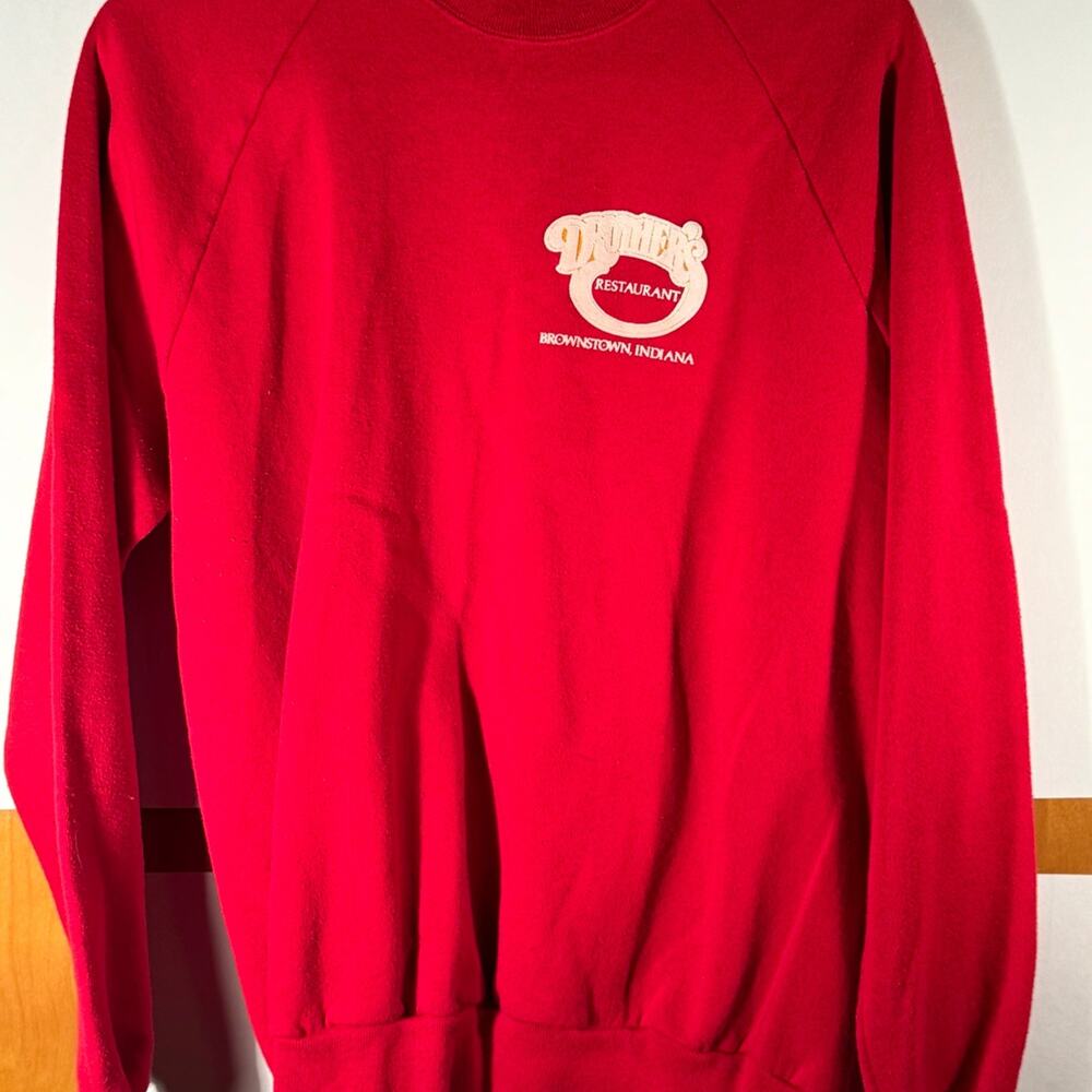Vintage Druther’s Restaurant Brownstown‎ Indiana IN Crewneck Sweater XL USA